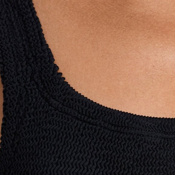 Hunza G Square Neck One Piece - NWT - black - Picture 3 of 3